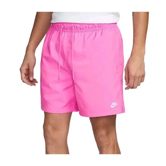 NIKE / ナイキ NSW WOVEN FLOW SHORTS PINK L Nike Sportswear Sport Essentials Men's Woven Lined Flow